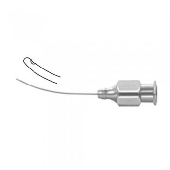 Corbin Sub Tenon's Anesthesia Cannula Smooth Rounded Tip Stainless Steel, Gauge 23